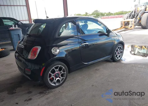 2013 Fiat 500 Sport из США, поврежденный, VIN 3C3CFFBR9DT750214
